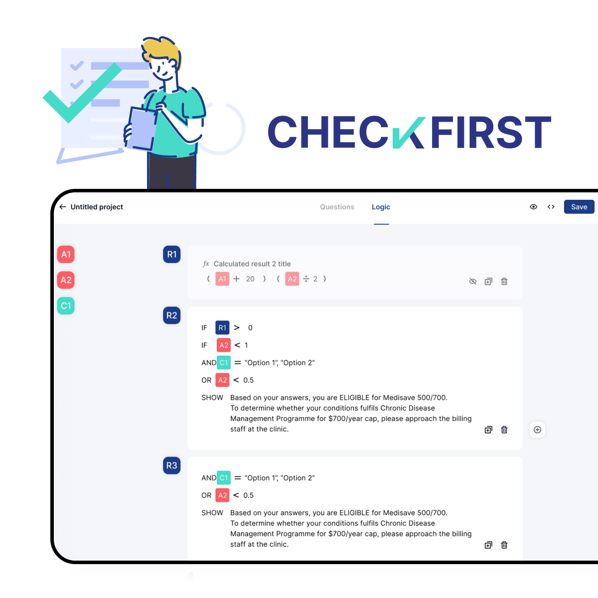 Checkfirst product demo image